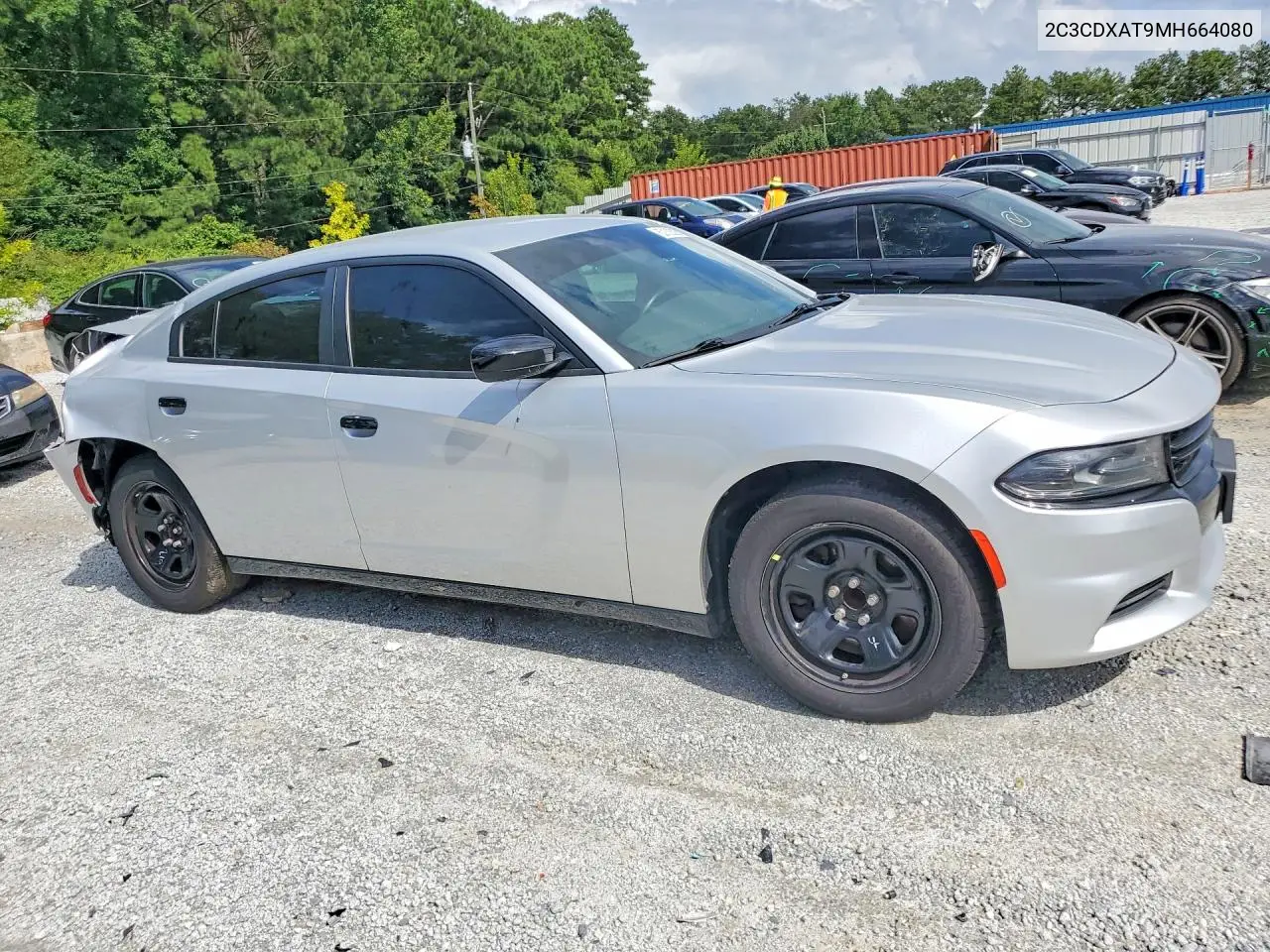 2021 Dodge Charger Police VIN: 2C3CDXAT9MH664080 Lot: 62163526