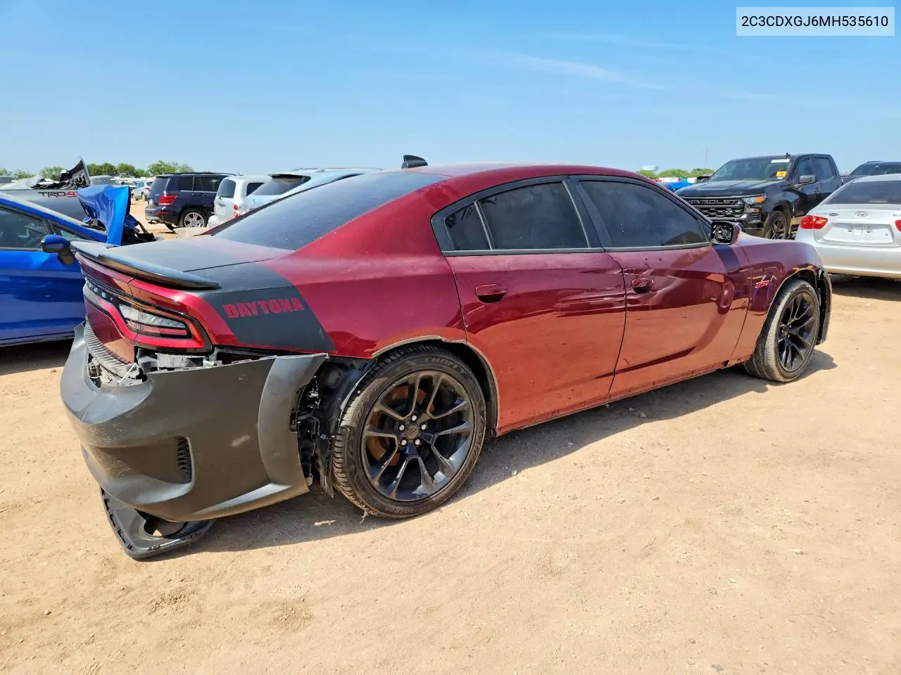 2021 Dodge Charger Scat Pack VIN: 2C3CDXGJ6MH535610 Lot: 62204106