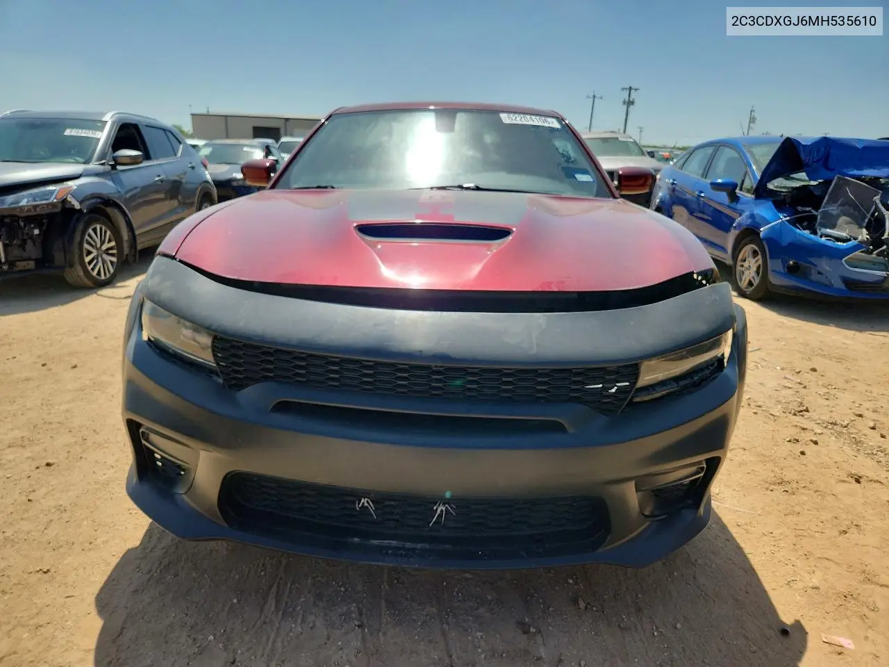 2021 Dodge Charger Scat Pack VIN: 2C3CDXGJ6MH535610 Lot: 62204106