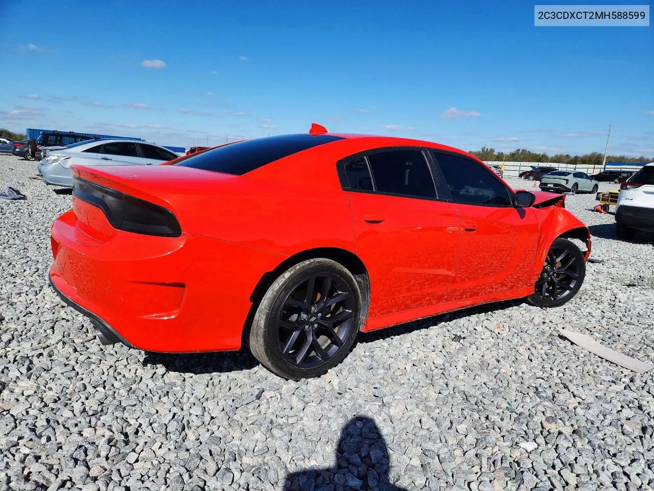 2C3CDXCT2MH588599 2021 Dodge Charger R/T