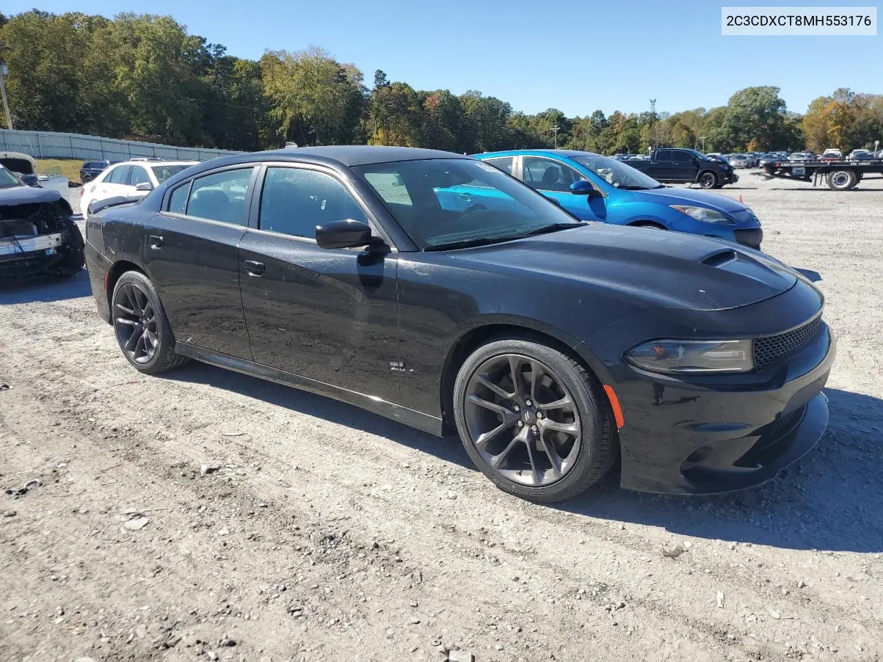 2C3CDXCT8MH553176 2021 Dodge Charger R/T