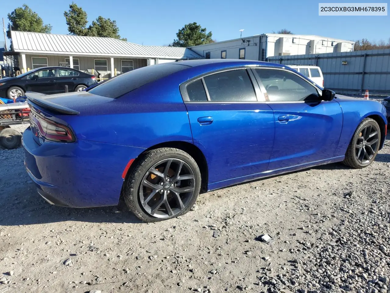 2C3CDXBG3MH678395 2021 Dodge Charger Sxt