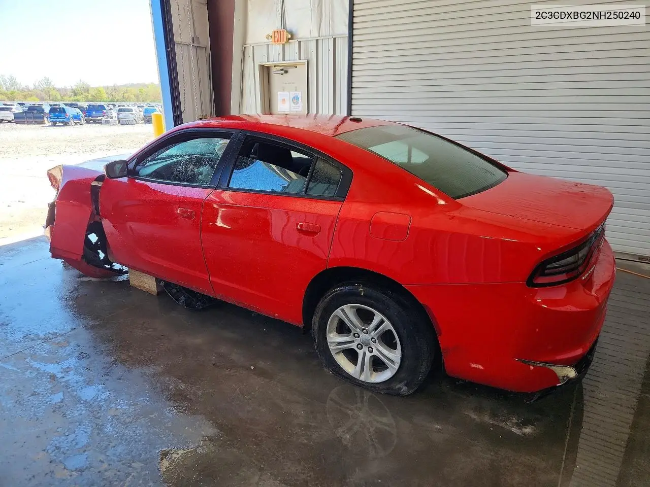 2022 Dodge Charger Sxt VIN: 2C3CDXBG2NH250240 Lot: 47868186