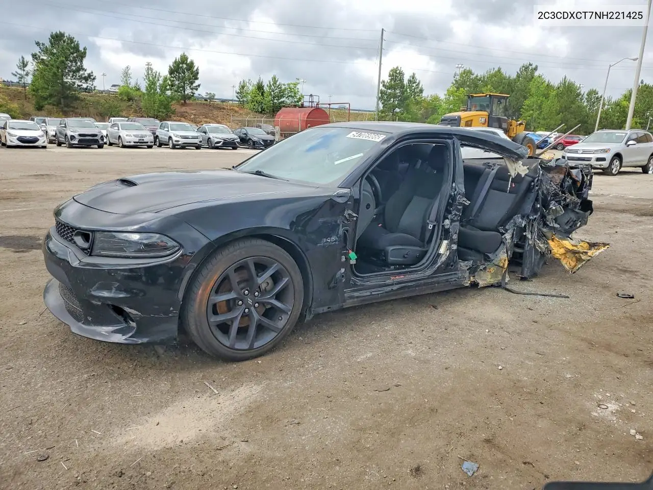 2022 Dodge Charger R VIN: 2C3CDXCT7NH221425 Lot: 54706966