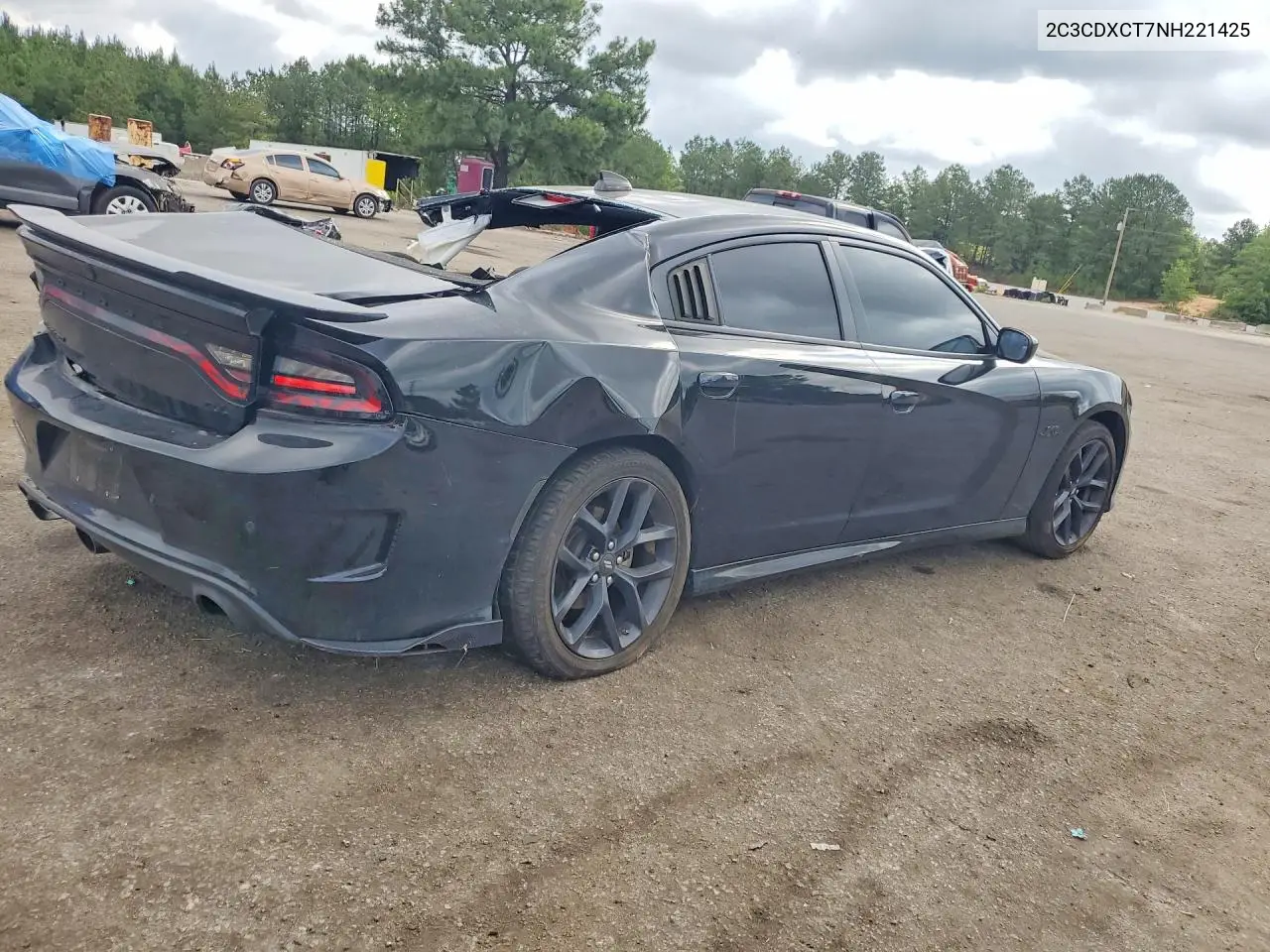 2022 Dodge Charger R VIN: 2C3CDXCT7NH221425 Lot: 54706966