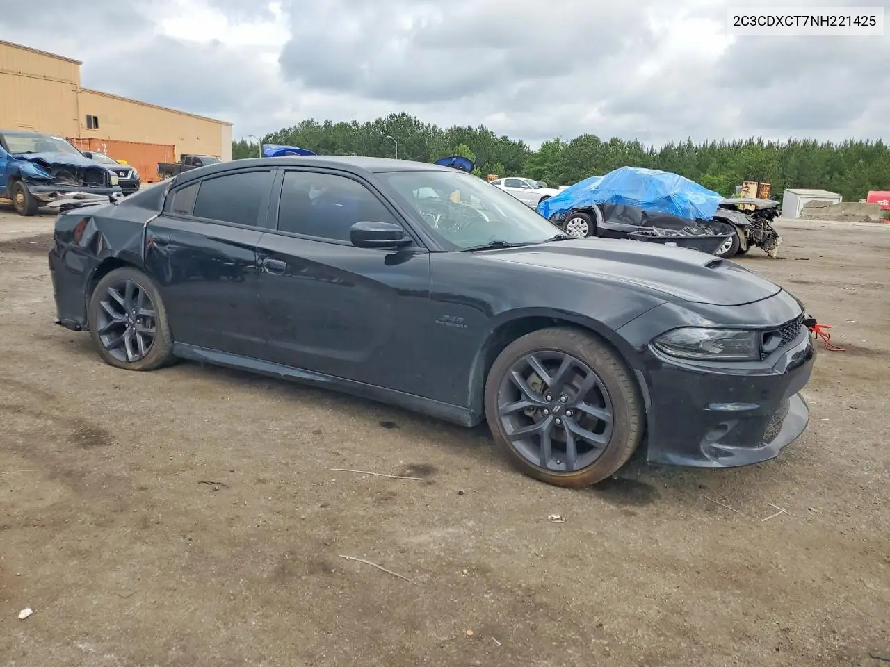 2022 Dodge Charger R VIN: 2C3CDXCT7NH221425 Lot: 54706966