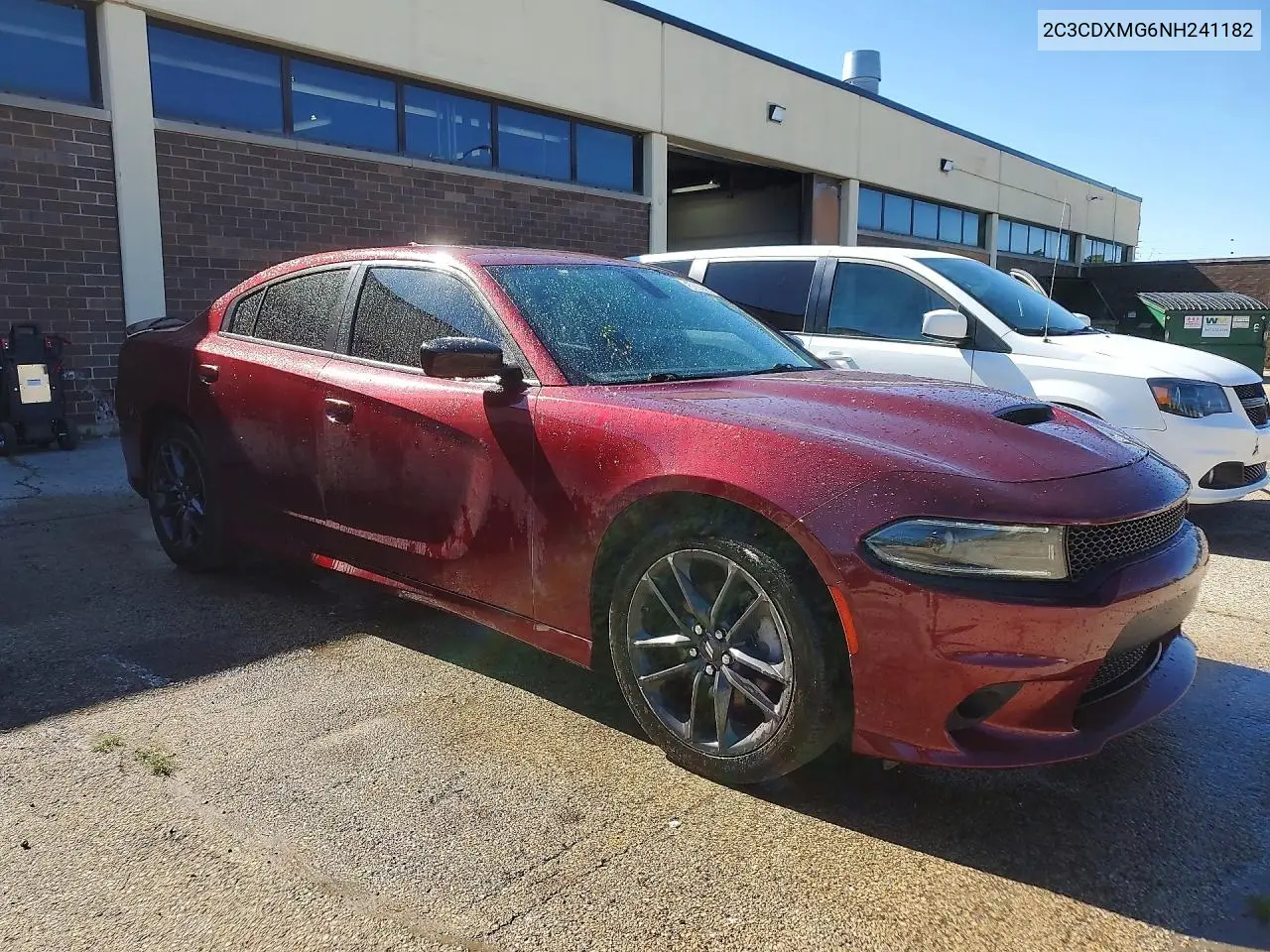 2022 Dodge Charger Gt VIN: 2C3CDXMG6NH241182 Lot: 56089906