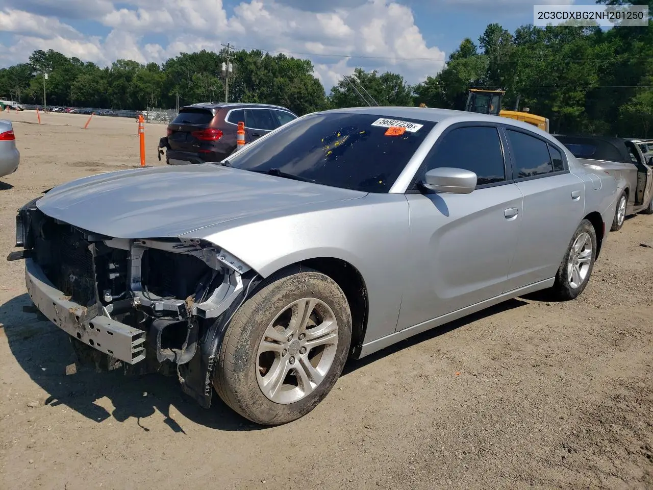 2022 Dodge Charger Sxt VIN: 2C3CDXBG2NH201250 Lot: 56927236