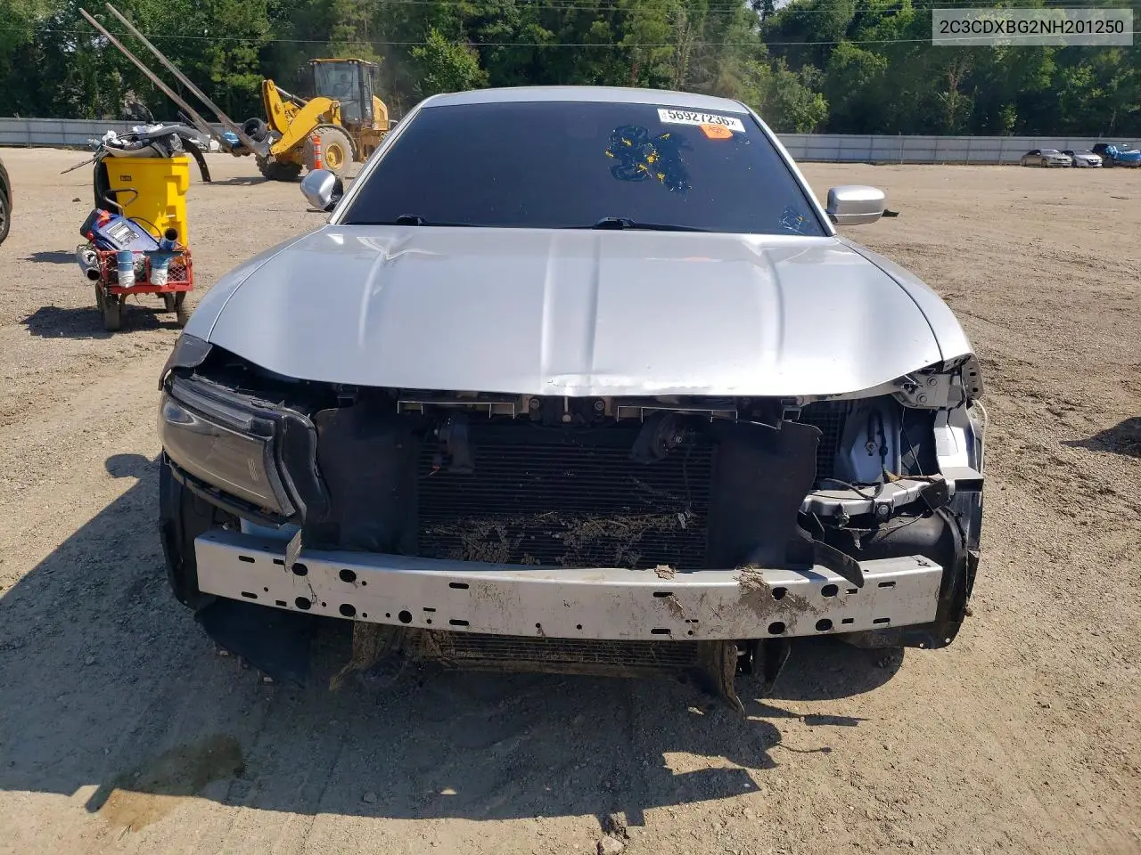 2022 Dodge Charger Sxt VIN: 2C3CDXBG2NH201250 Lot: 56927236