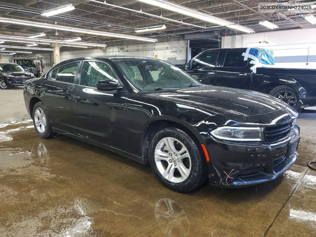 2022 Dodge Charger Sxt VIN: 2C3CDXBG8NH224029 Lot: 58409986