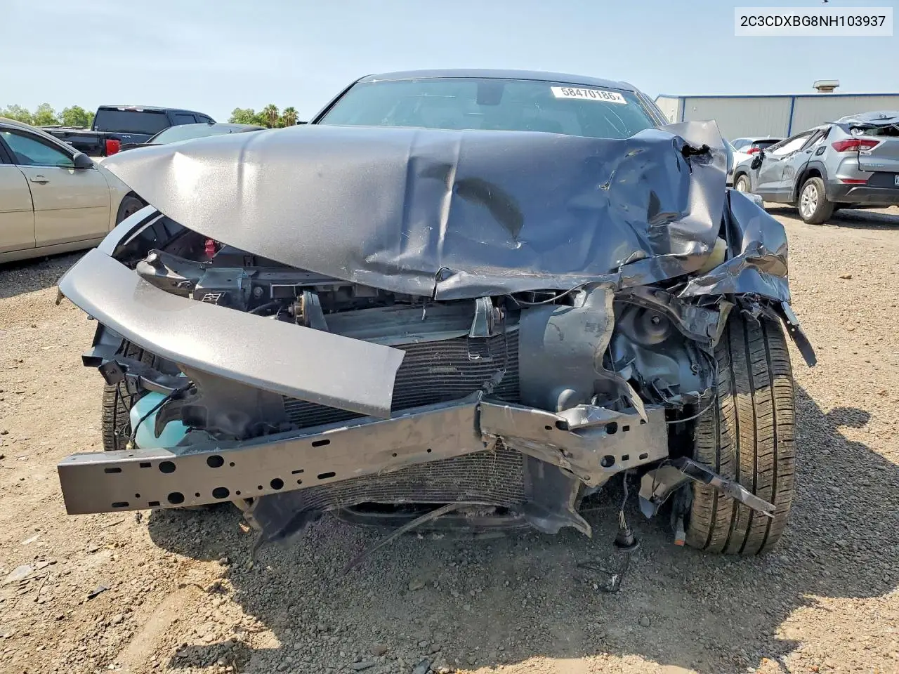 2022 Dodge Charger Sxt VIN: 2C3CDXBG8NH103937 Lot: 58470186