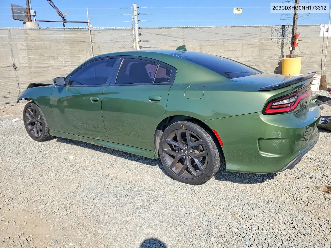 2022 Dodge Charger Gt VIN: 2C3CDXHG0NH173312 Lot: 58693966
