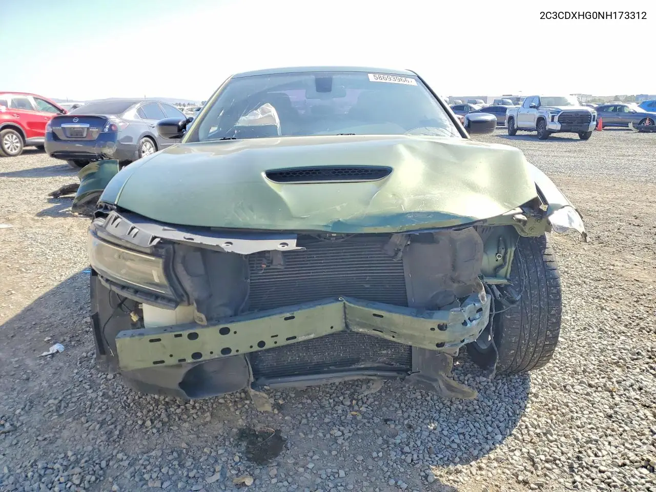 2022 Dodge Charger Gt VIN: 2C3CDXHG0NH173312 Lot: 58693966