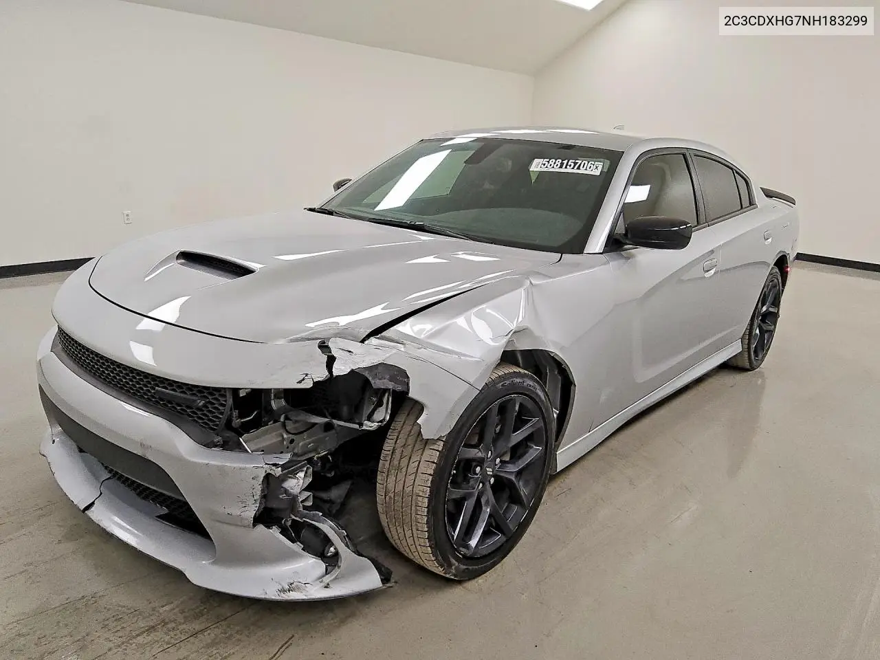 2022 Dodge Charger Gt VIN: 2C3CDXHG7NH183299 Lot: 58815706