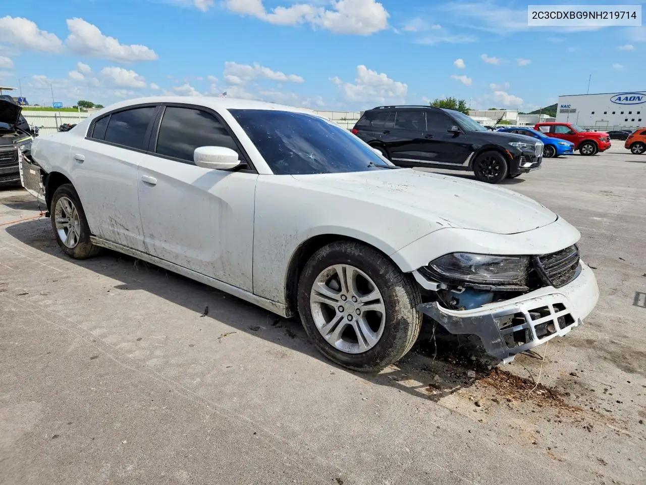 2022 Dodge Charger Sxt VIN: 2C3CDXBG9NH219714 Lot: 59266866
