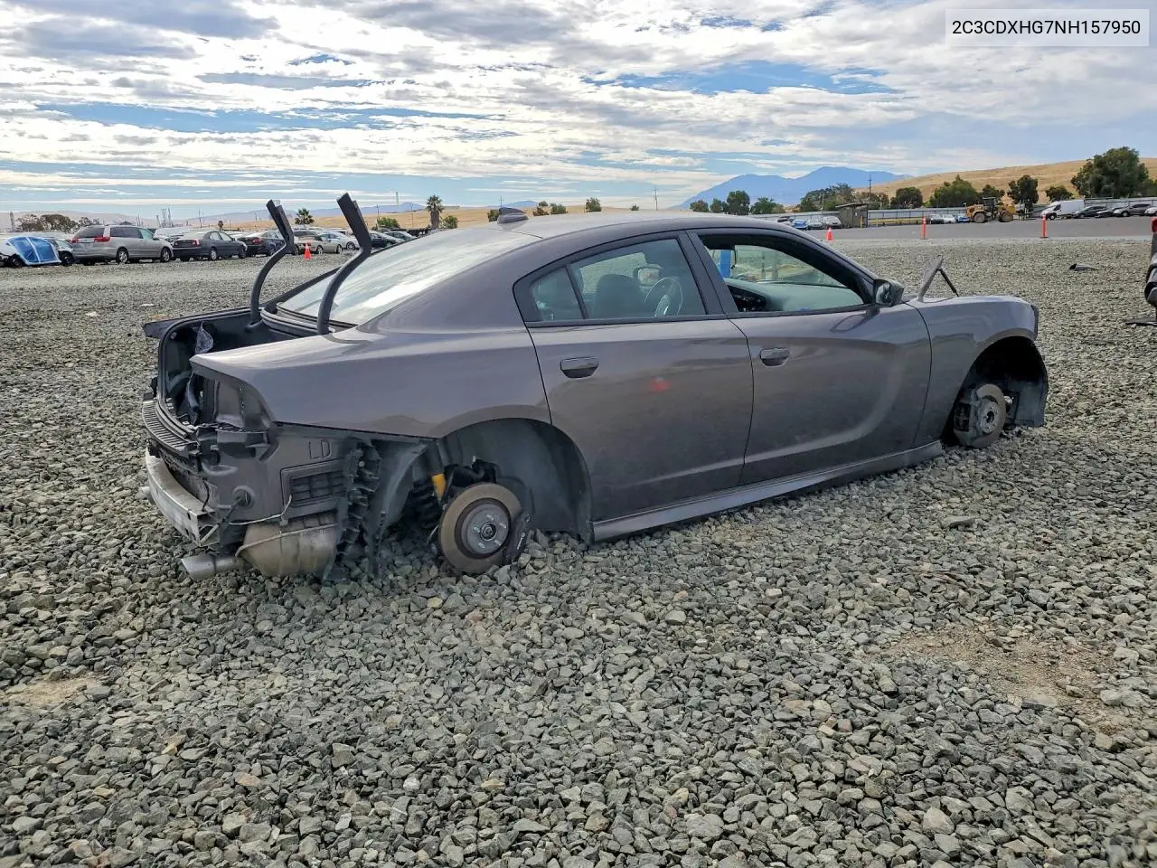 2022 Dodge Charger Gt VIN: 2C3CDXHG7NH157950 Lot: 60694146