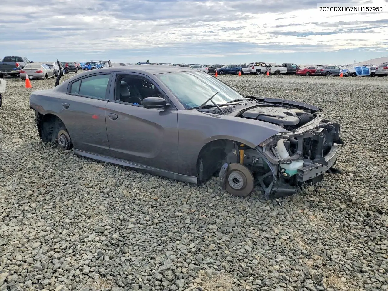 2022 Dodge Charger Gt VIN: 2C3CDXHG7NH157950 Lot: 60694146