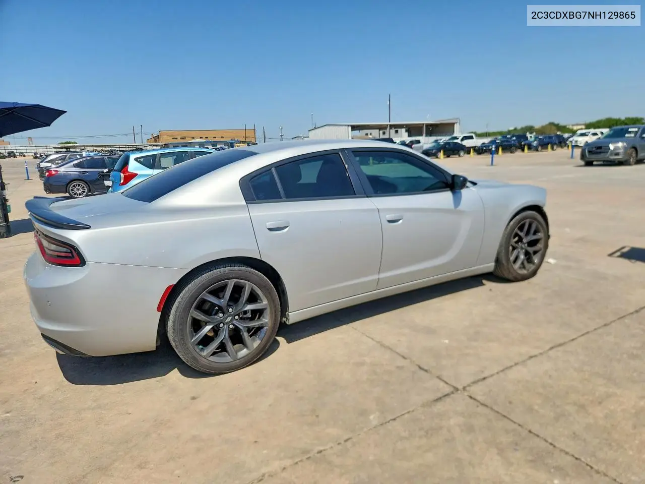 2022 Dodge Charger Sxt VIN: 2C3CDXBG7NH129865 Lot: 61050176