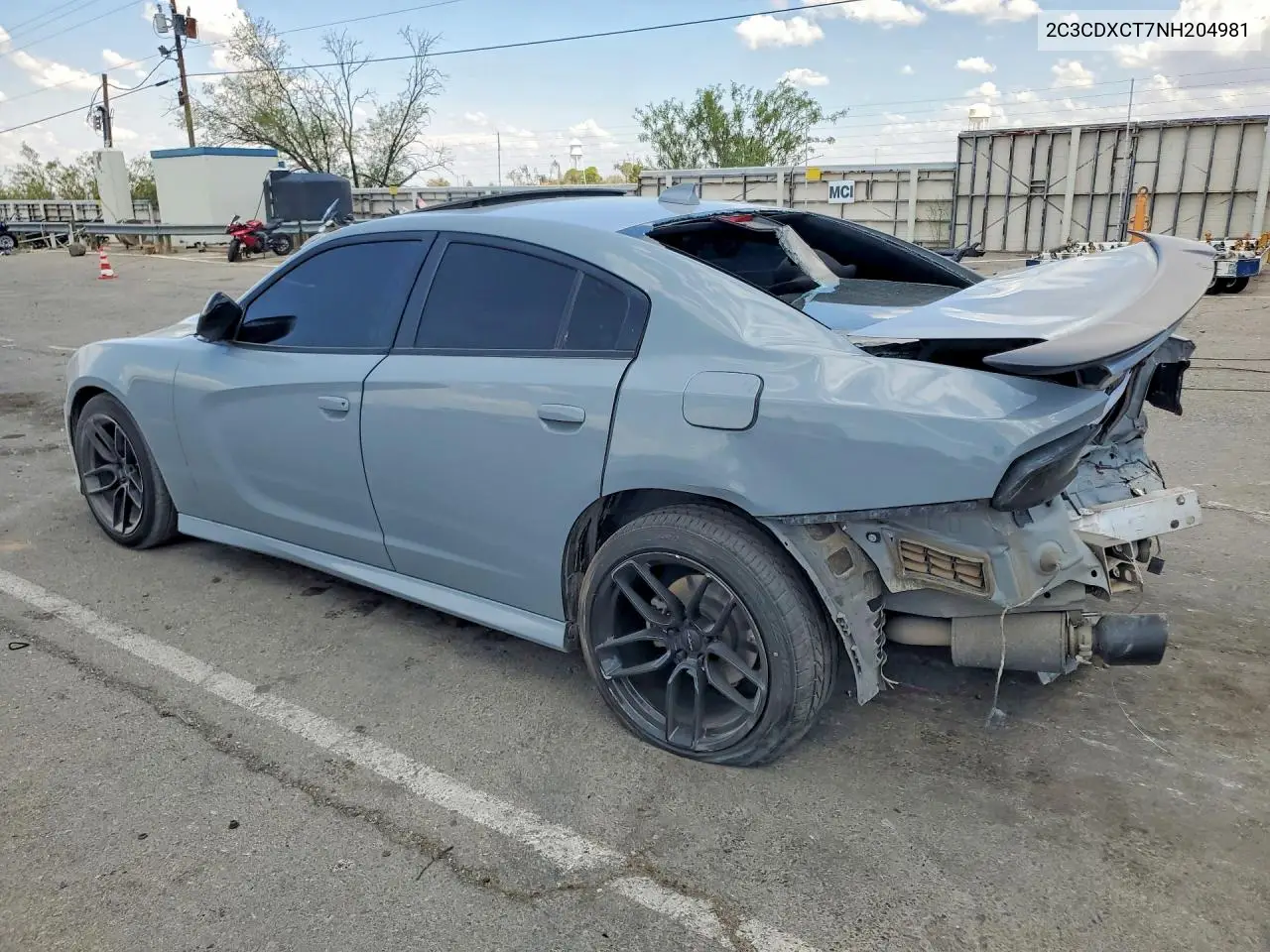 2022 Dodge Charger R/T VIN: 2C3CDXCT7NH204981 Lot: 61188086