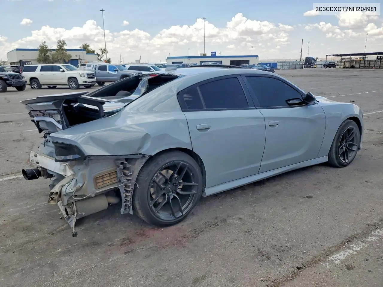 2022 Dodge Charger R/T VIN: 2C3CDXCT7NH204981 Lot: 61188086