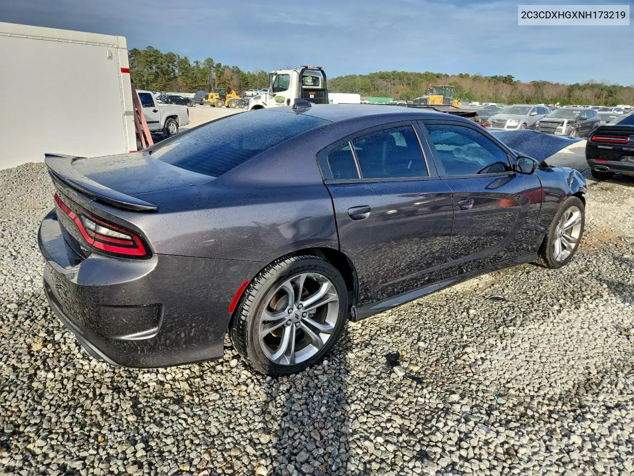 2C3CDXHGXNH173219 2022 Dodge Charger Gt