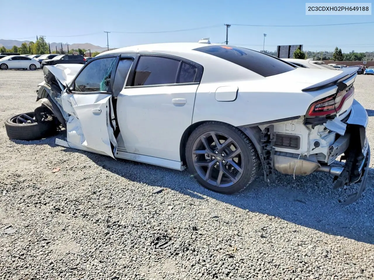 2023 Dodge Charger Gt VIN: 2C3CDXHG2PH649188 Lot: 56736856