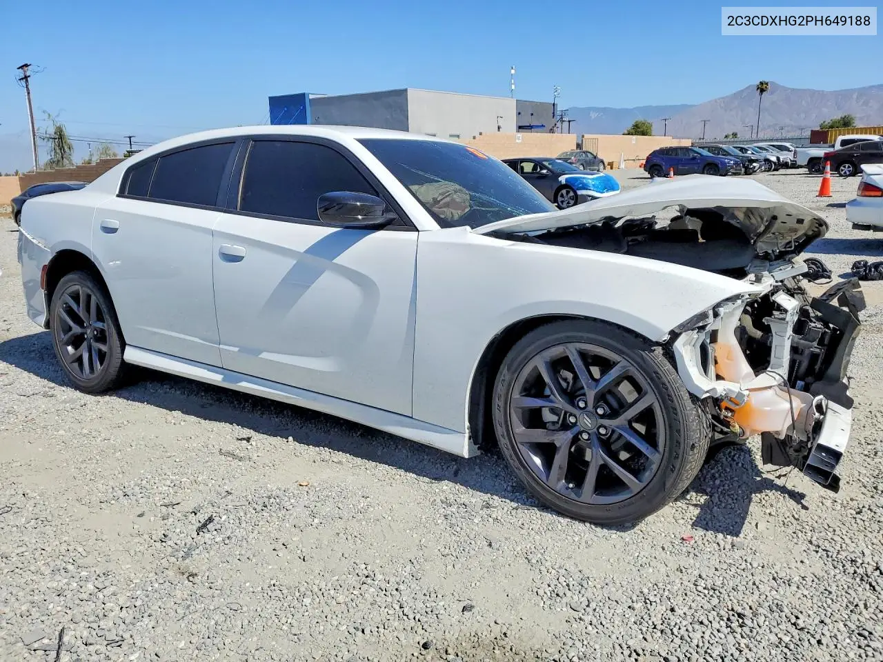 2023 Dodge Charger Gt VIN: 2C3CDXHG2PH649188 Lot: 56736856