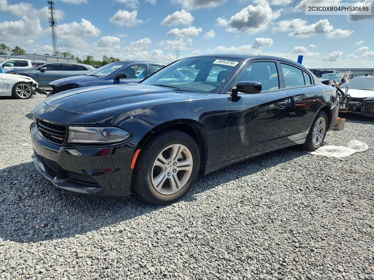 2023 Dodge Charger Sxt VIN: 2C3CDXBG4PH530695 Lot: 56943256