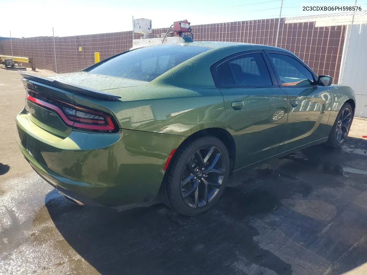 2023 Dodge Charger Sxt VIN: 2C3CDXBG6PH598576 Lot: 59672006