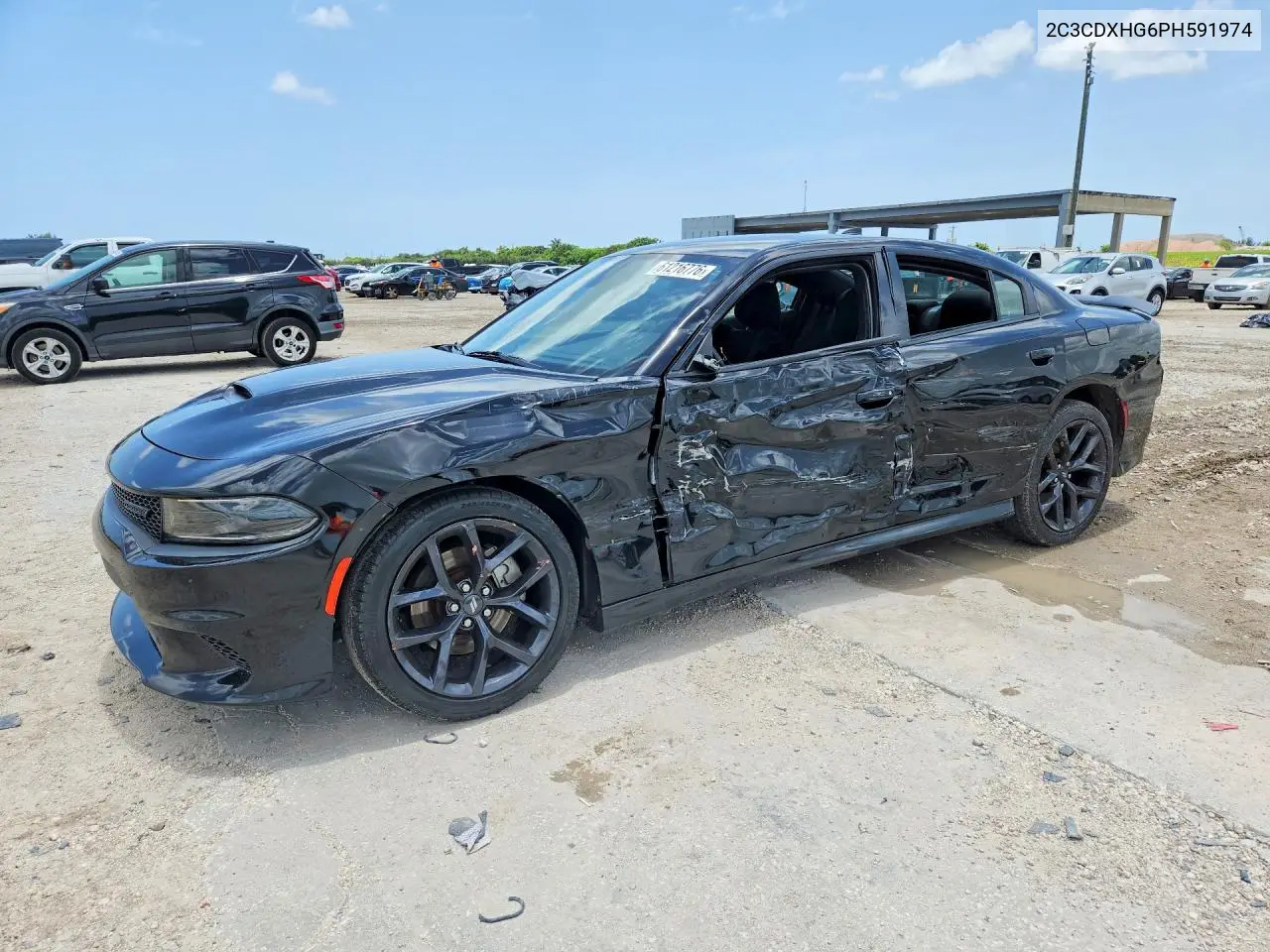 2023 Dodge Charger Gt VIN: 2C3CDXHG6PH591974 Lot: 61216776