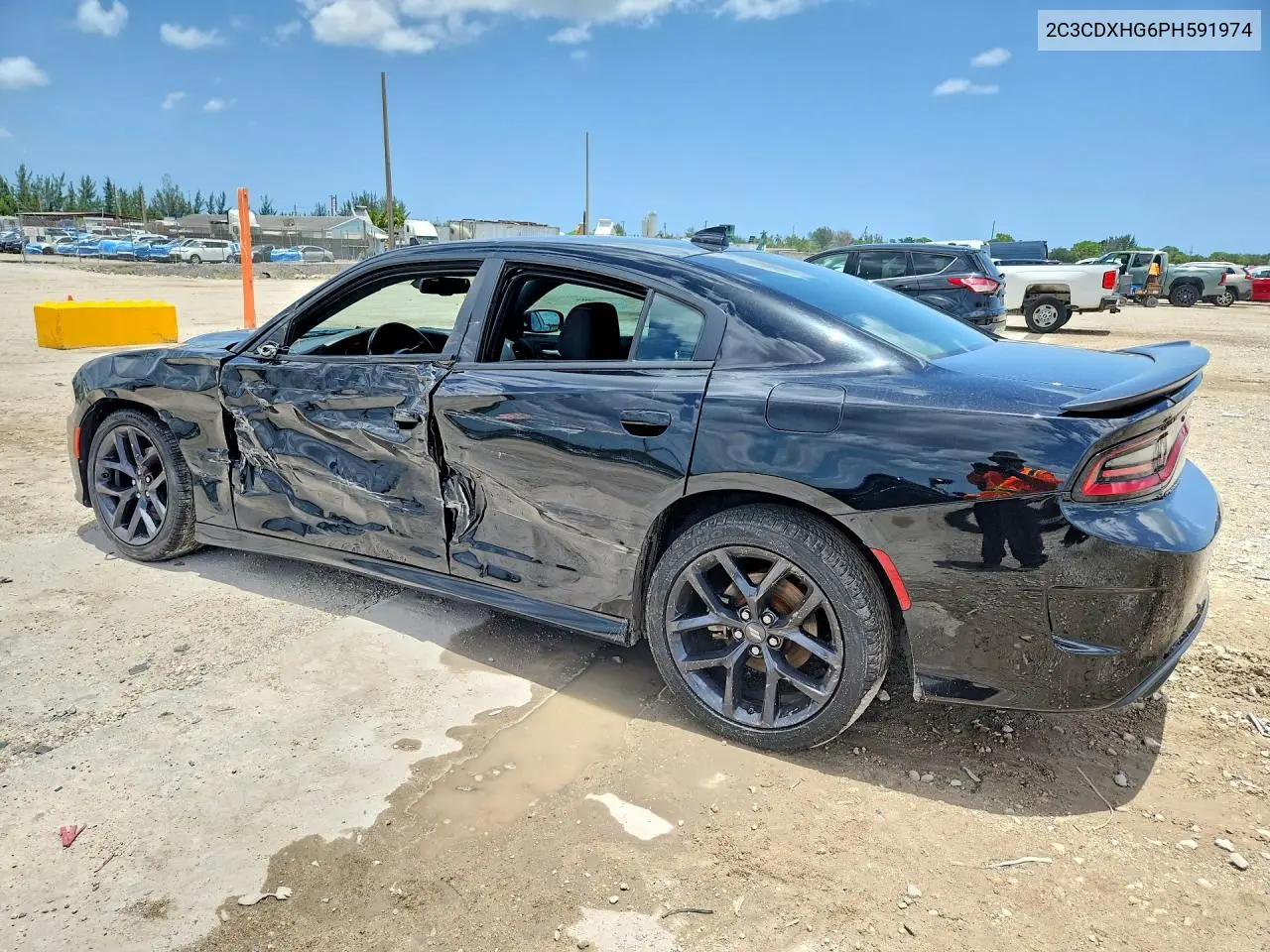 2023 Dodge Charger Gt VIN: 2C3CDXHG6PH591974 Lot: 61216776