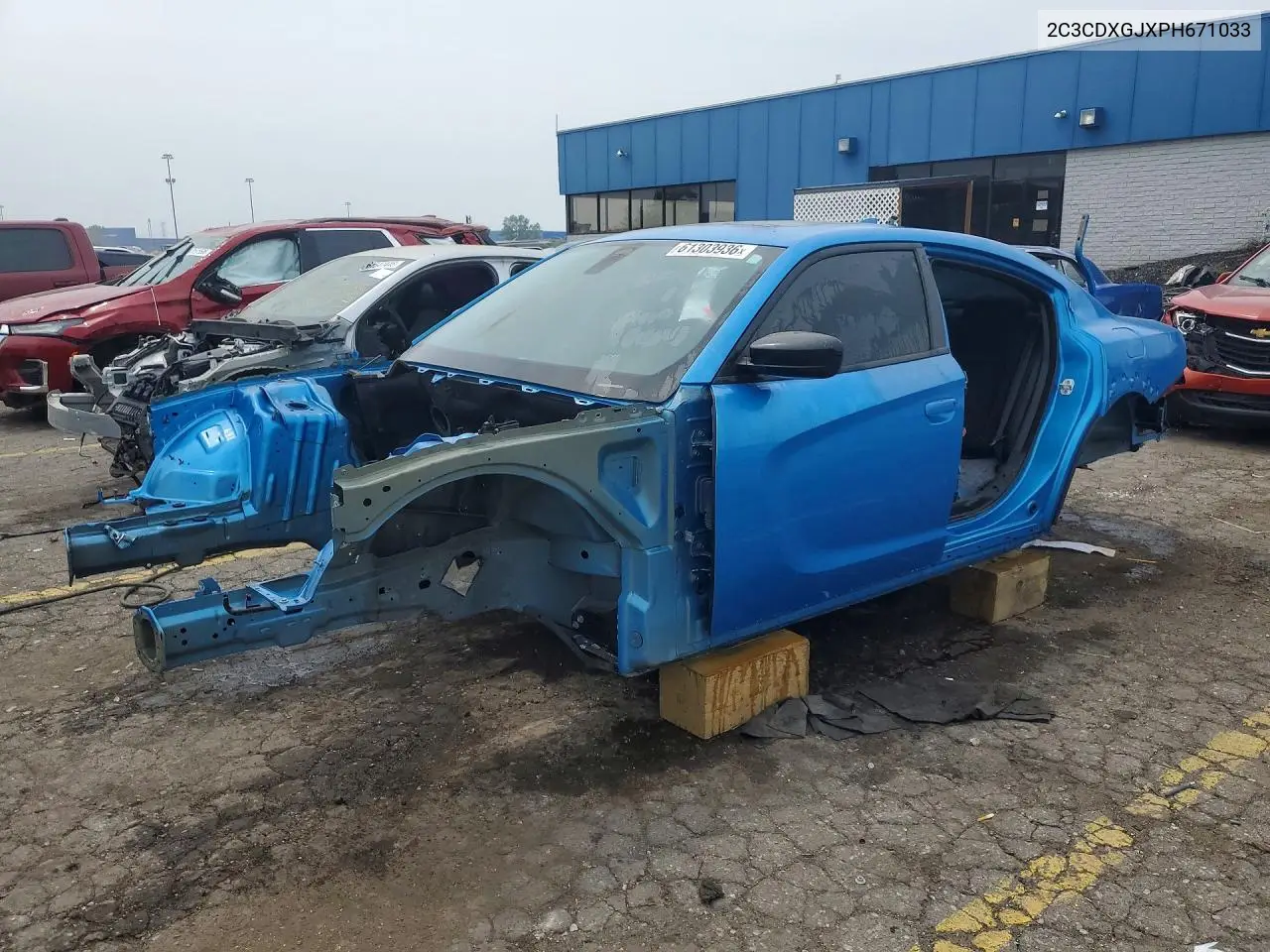 2023 Dodge Charger Scat Pack VIN: 2C3CDXGJXPH671033 Lot: 61303936