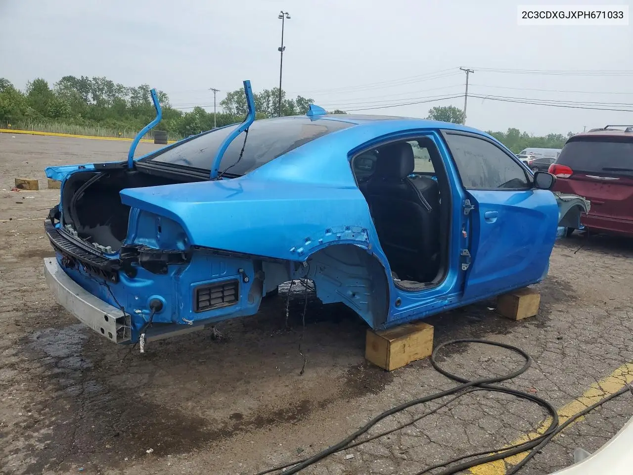 2023 Dodge Charger Scat Pack VIN: 2C3CDXGJXPH671033 Lot: 61303936