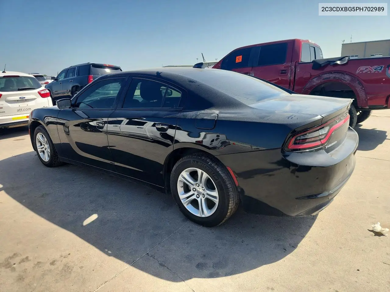 2023 Dodge Charger Sxt VIN: 2C3CDXBG5PH702989 Lot: 61499446