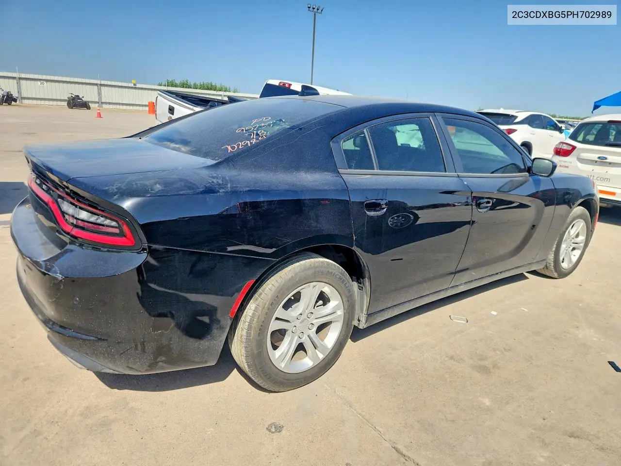 2023 Dodge Charger Sxt VIN: 2C3CDXBG5PH702989 Lot: 61499446
