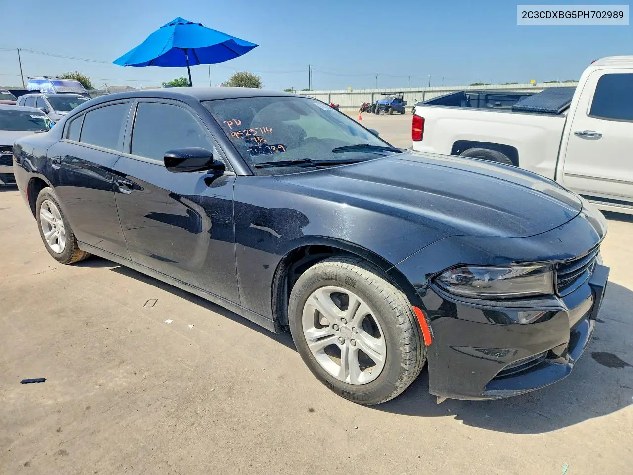 2023 Dodge Charger Sxt VIN: 2C3CDXBG5PH702989 Lot: 61499446