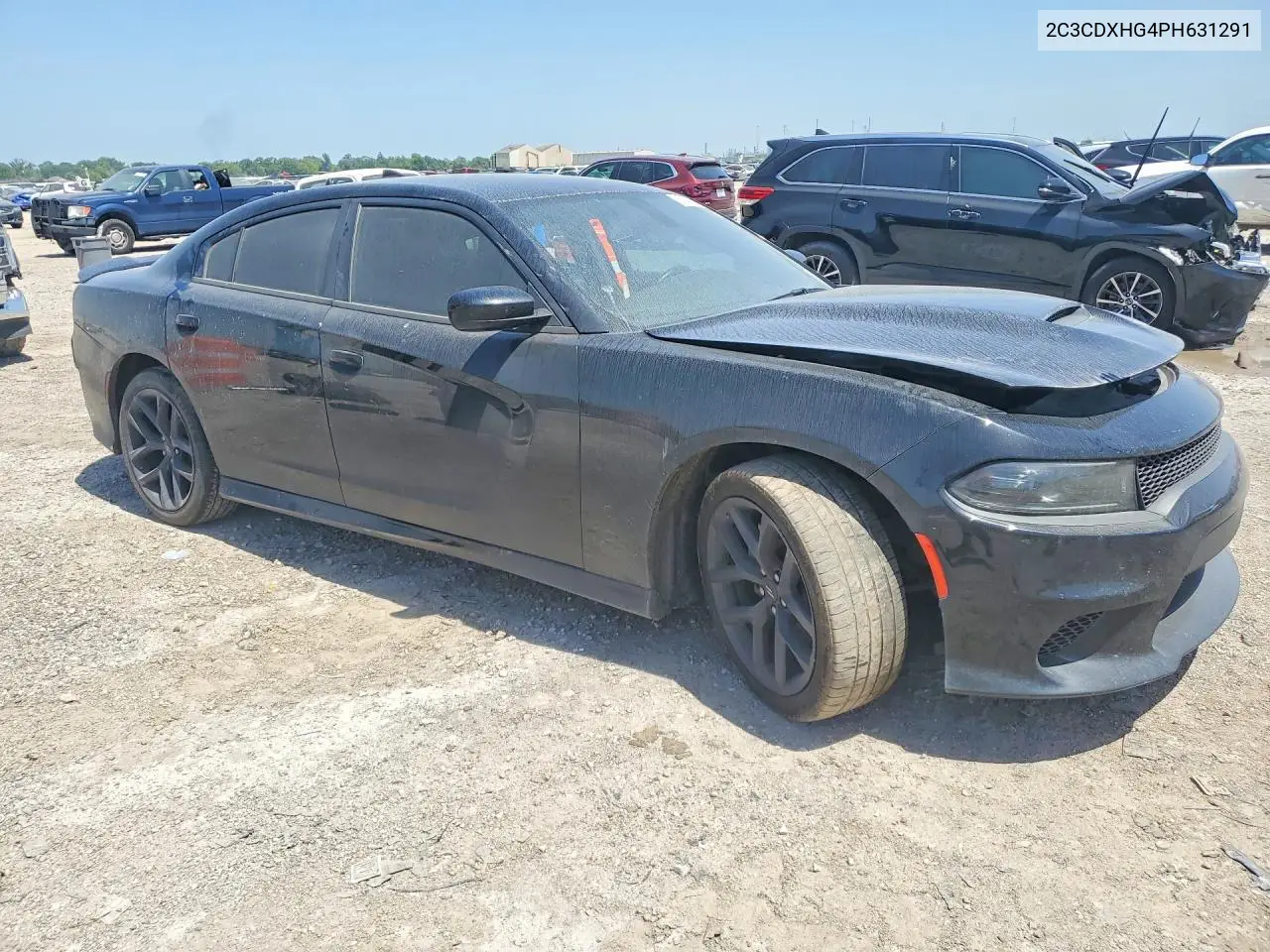 2023 Dodge Charger Gt VIN: 2C3CDXHG4PH631291 Lot: 61725346
