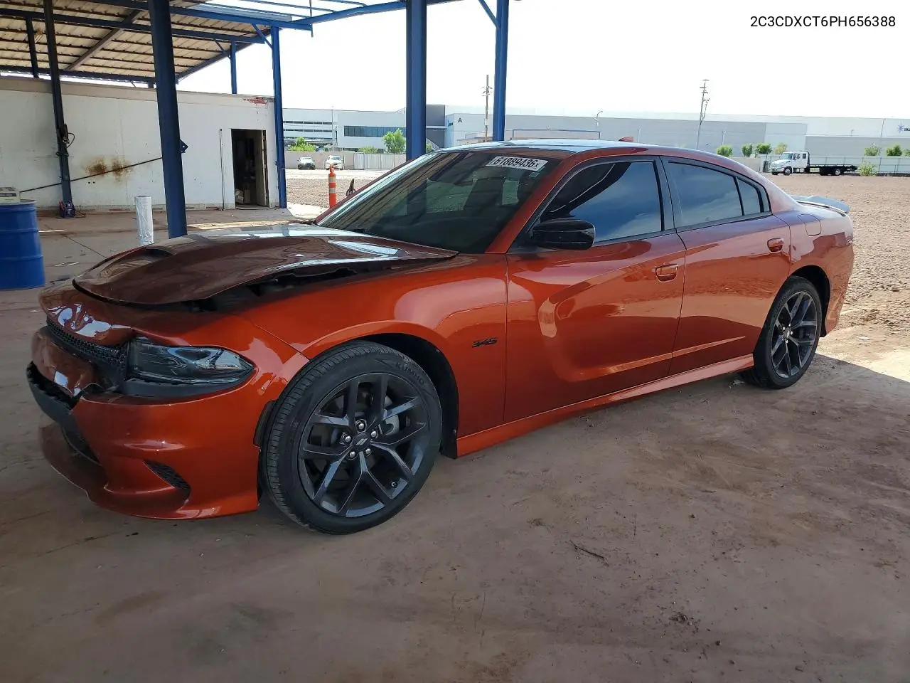 2023 Dodge Charger R/T VIN: 2C3CDXCT6PH656388 Lot: 61889436