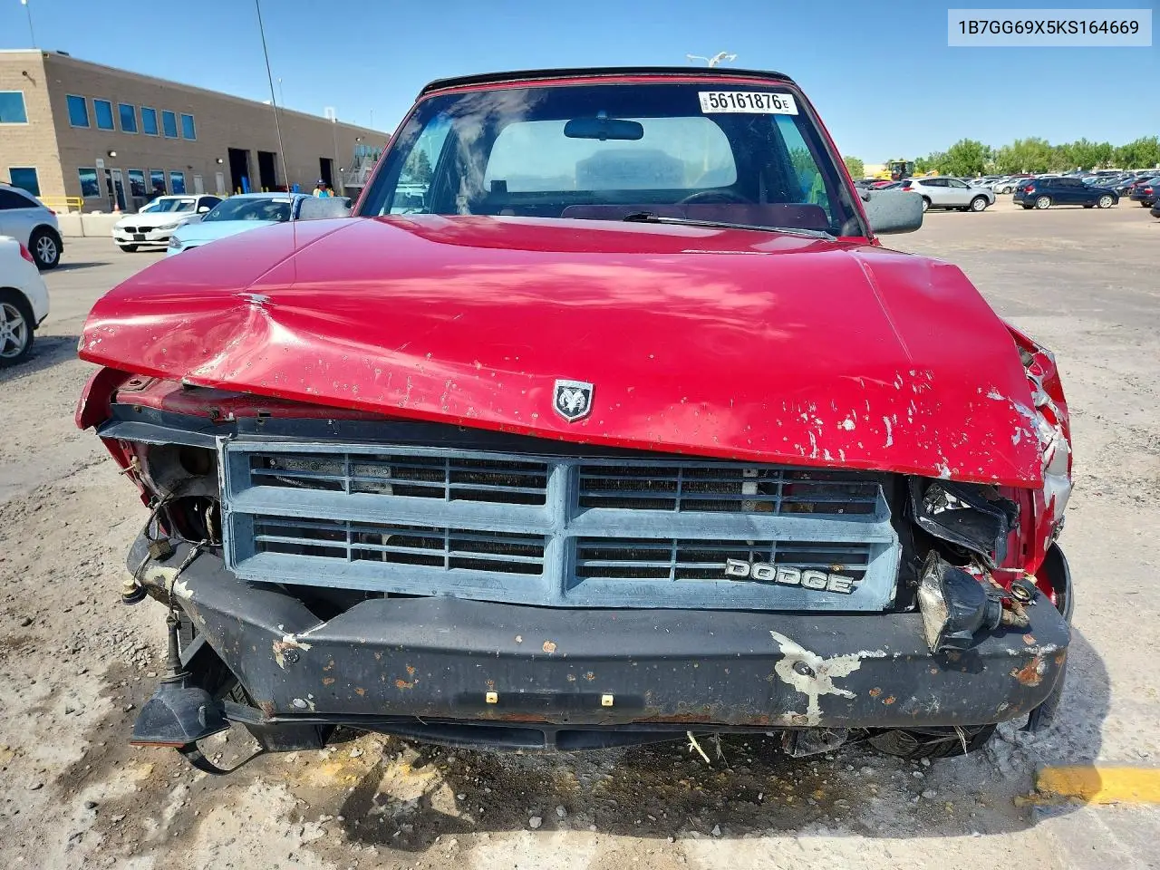 1989 Dodge Dakota Sport VIN: 1B7GG69X5KS164669 Lot: 56161876