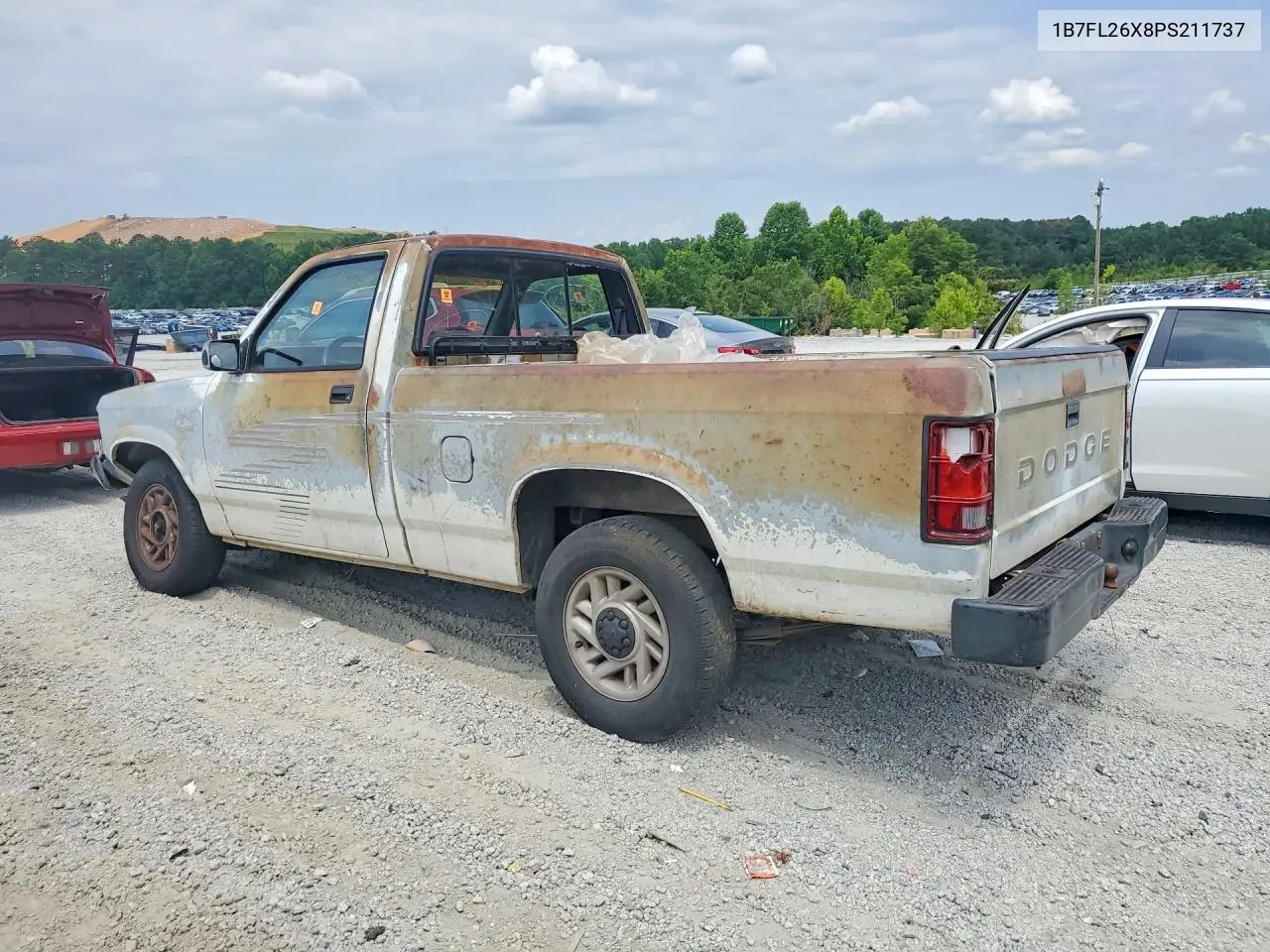 1993 Dodge Dakota VIN: 1B7FL26X8PS211737 Lot: 59142526