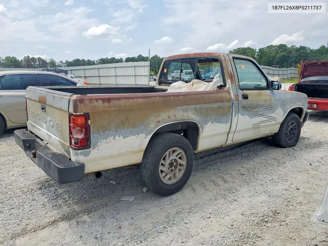 1993 Dodge Dakota VIN: 1B7FL26X8PS211737 Lot: 59142526
