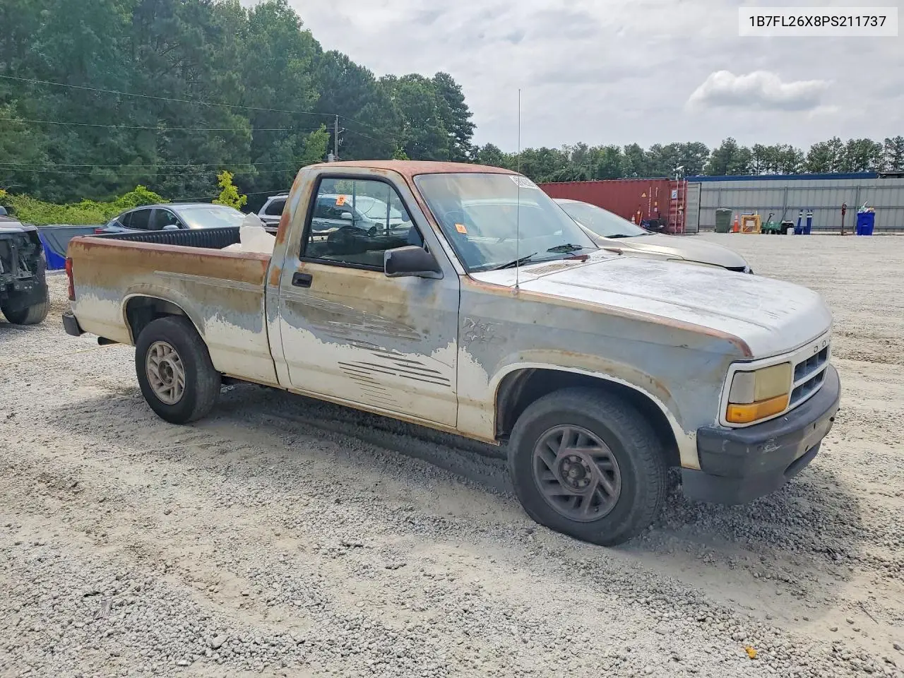 1993 Dodge Dakota VIN: 1B7FL26X8PS211737 Lot: 59142526