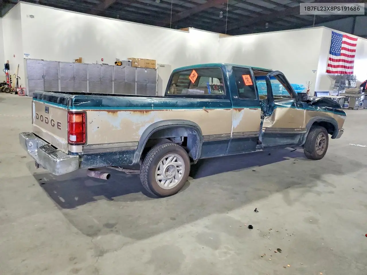 1993 Dodge Dakota VIN: 1B7FL23X8PS191686 Lot: 85614325