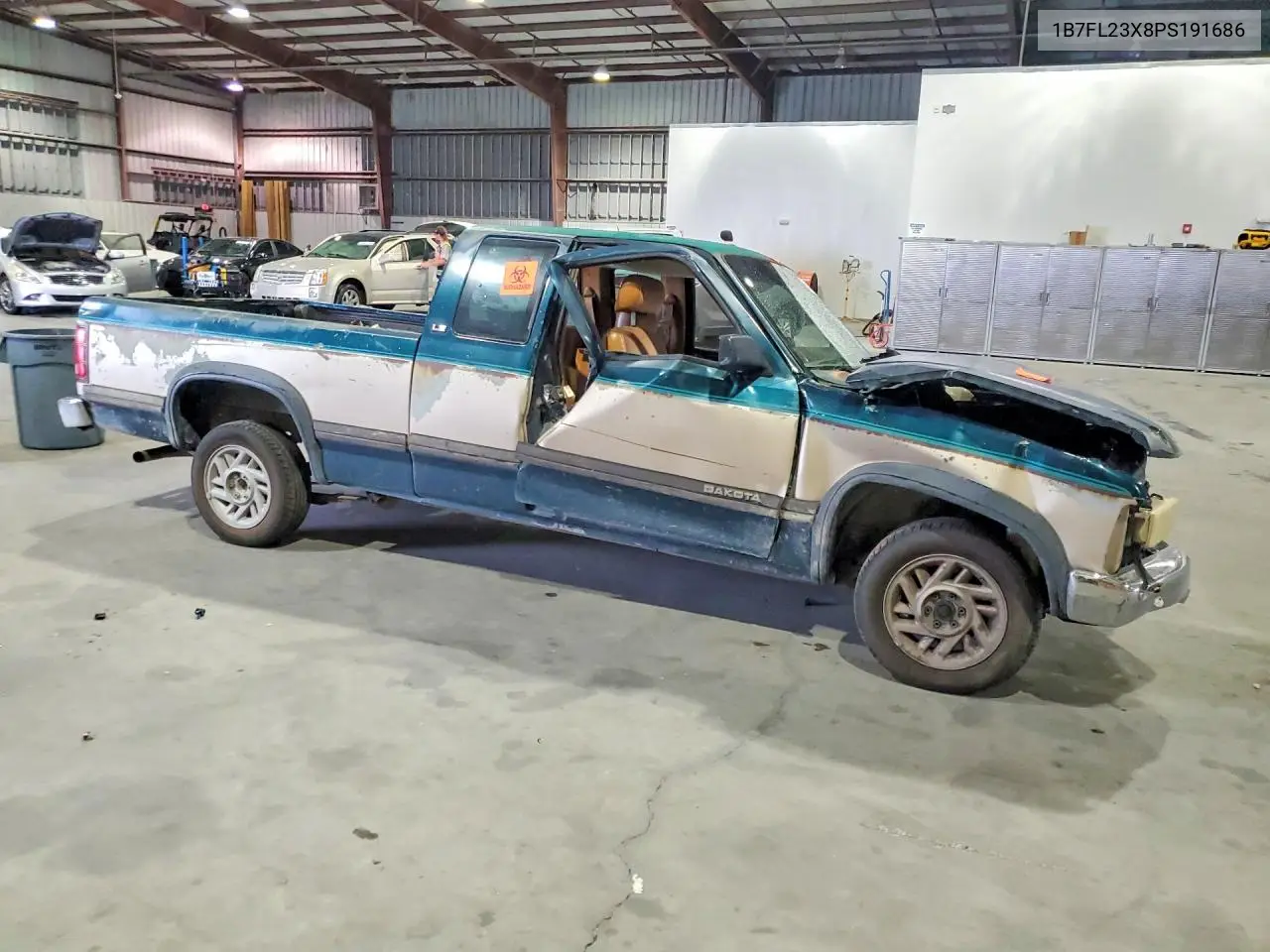 1993 Dodge Dakota VIN: 1B7FL23X8PS191686 Lot: 85614325