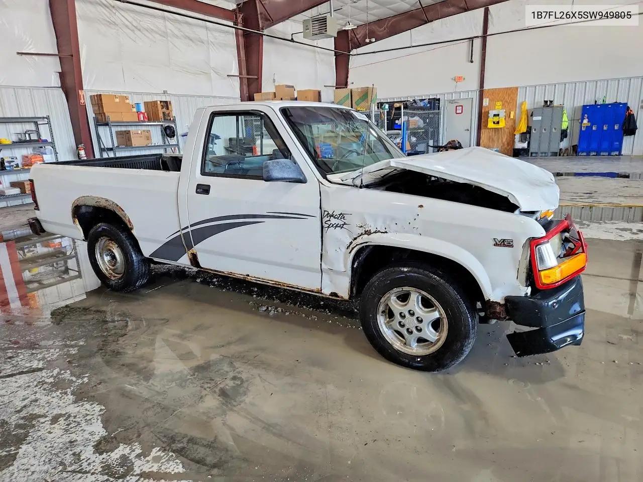 1995 Dodge Dakota VIN: 1B7FL26X5SW949805 Lot: 55563366