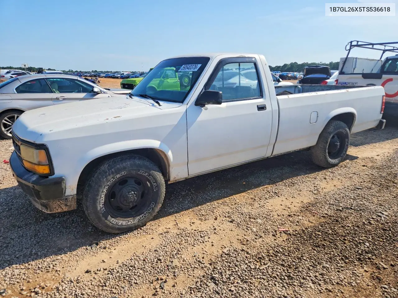 1996 Dodge Dakota VIN: 1B7GL26X5TS536618 Lot: 59540376