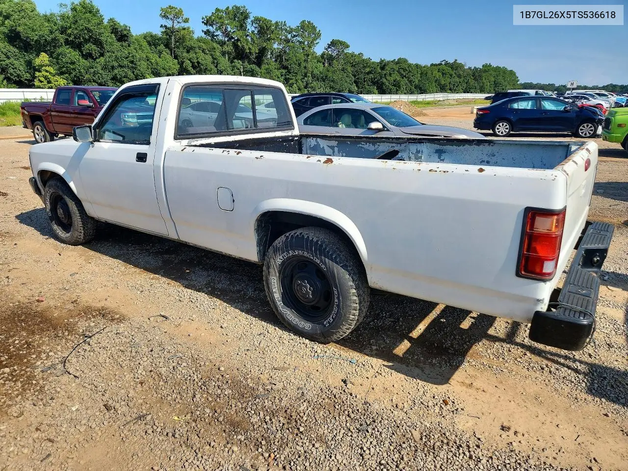 1996 Dodge Dakota VIN: 1B7GL26X5TS536618 Lot: 59540376