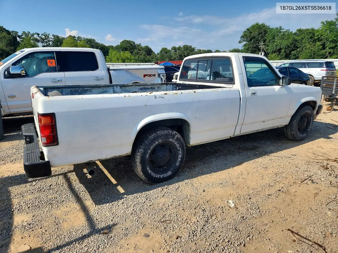 1996 Dodge Dakota VIN: 1B7GL26X5TS536618 Lot: 59540376