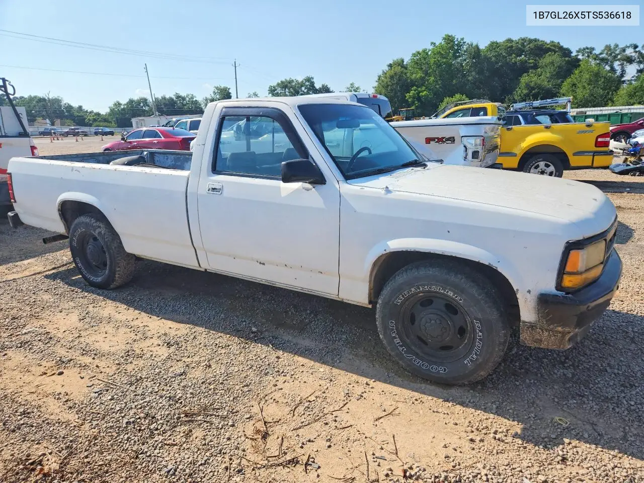 1996 Dodge Dakota VIN: 1B7GL26X5TS536618 Lot: 59540376