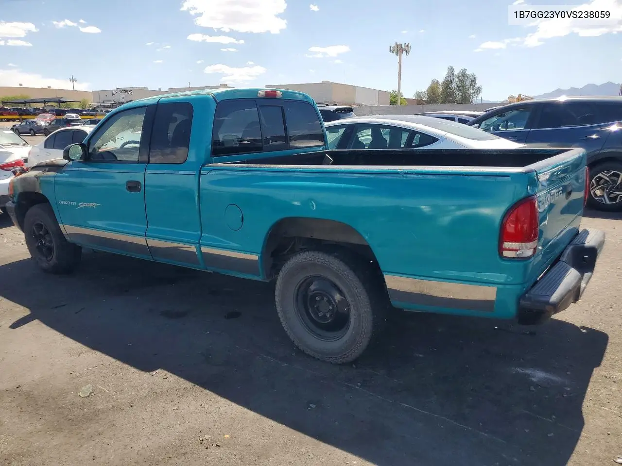 1997 Dodge Dakota VIN: 1B7GG23Y0VS238059 Lot: 57158546